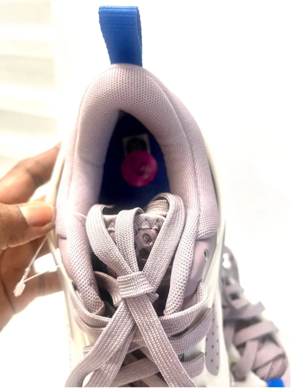 NWOB Air Jordan Heir Series women sneakers in a Purple Smoke colorway size 10.5